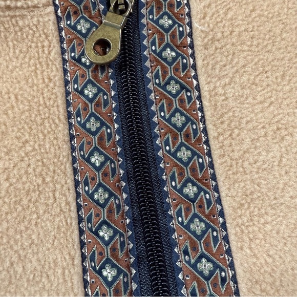 Vintage 90s Woolrich Sherpa Fleece Oversized Half Zip Pullover - Picture 3 of 5